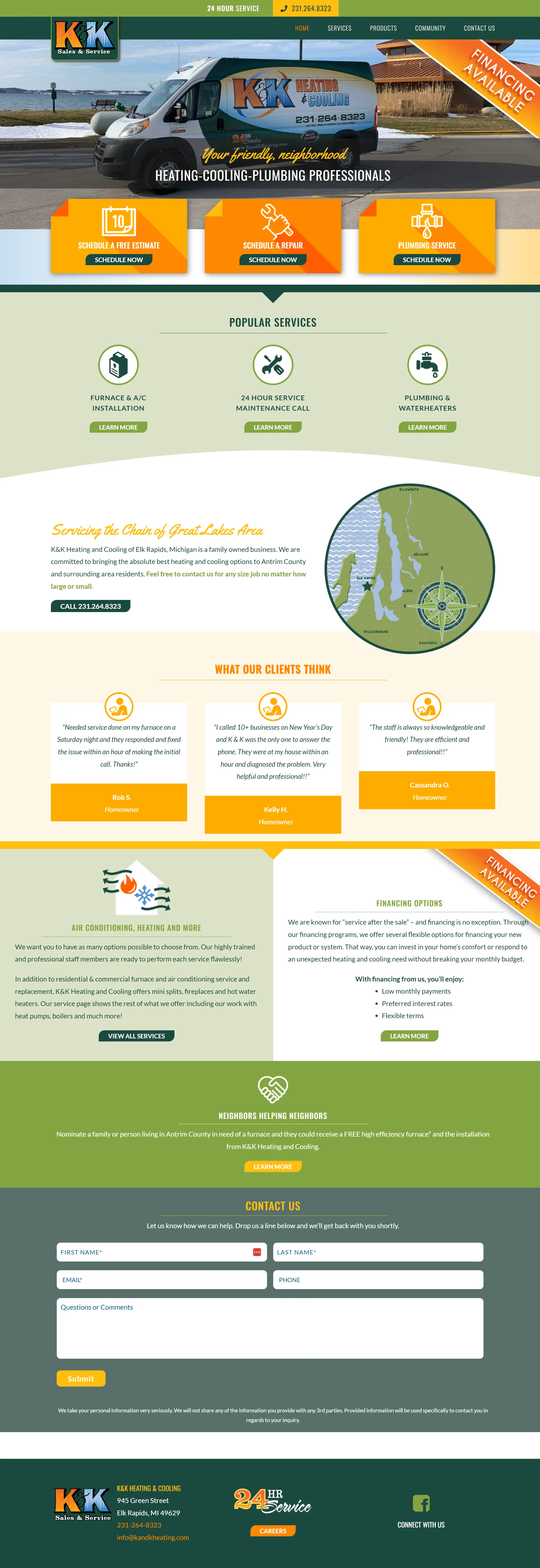 kandk-heating-homepage-wordpress