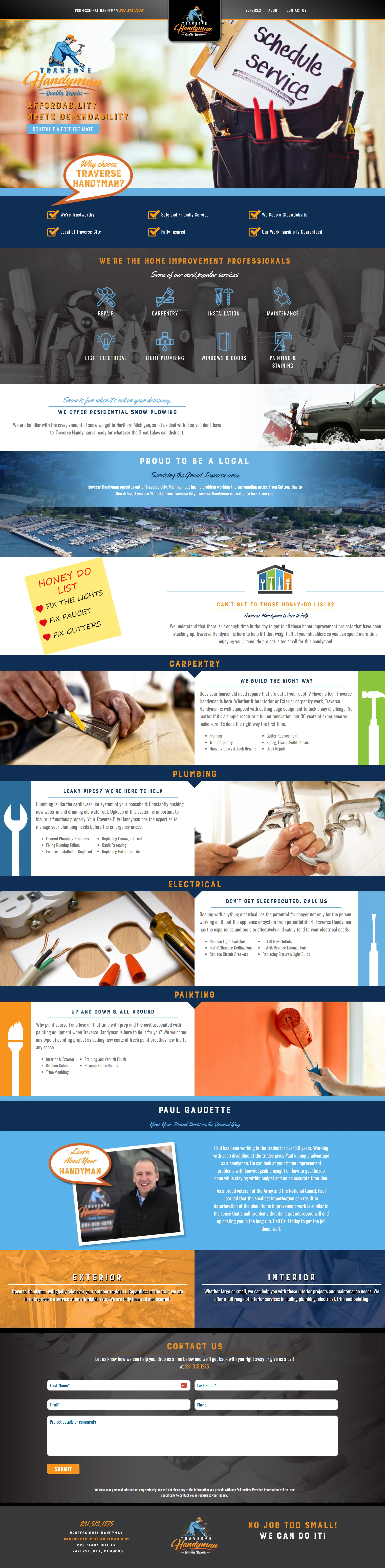 traverse-handyman-homepage-wordpress